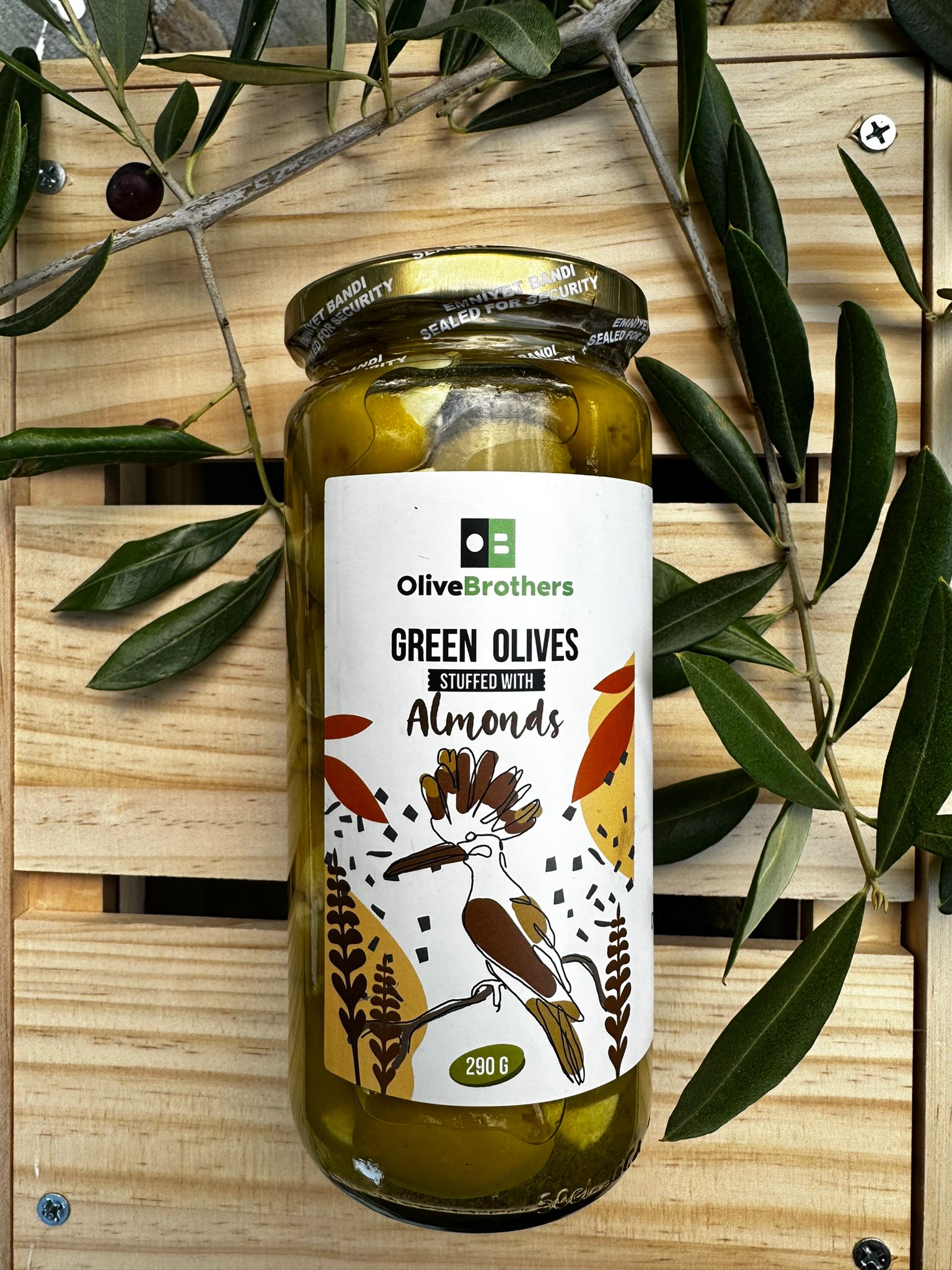 Green Olives Stuffed Almonds 290g